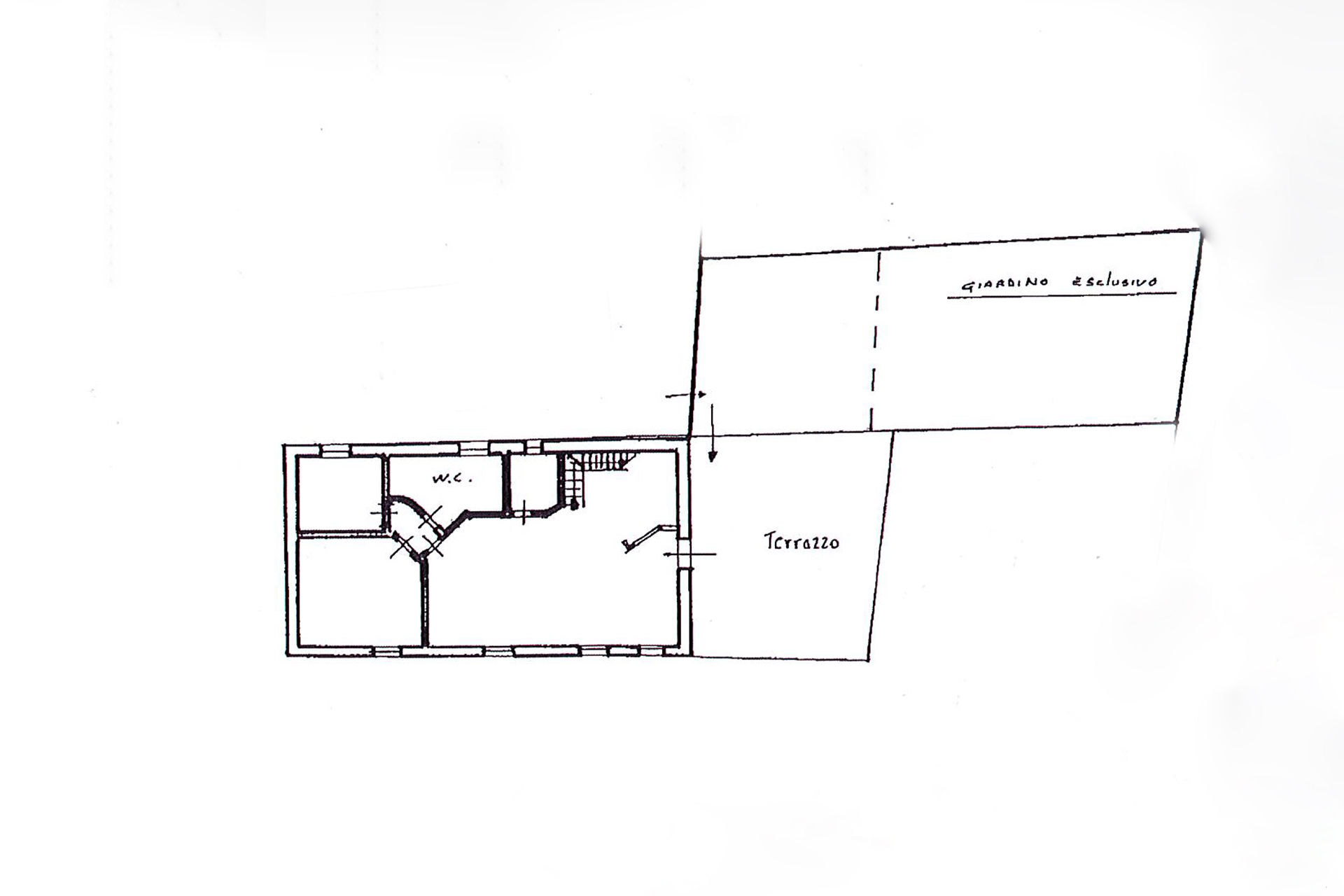 Dreizimmerwohnung in historischem Wohnhaus in Maderno zu verkaufen