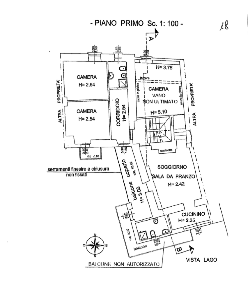 Porzione di rustico a Toscolano Maderno