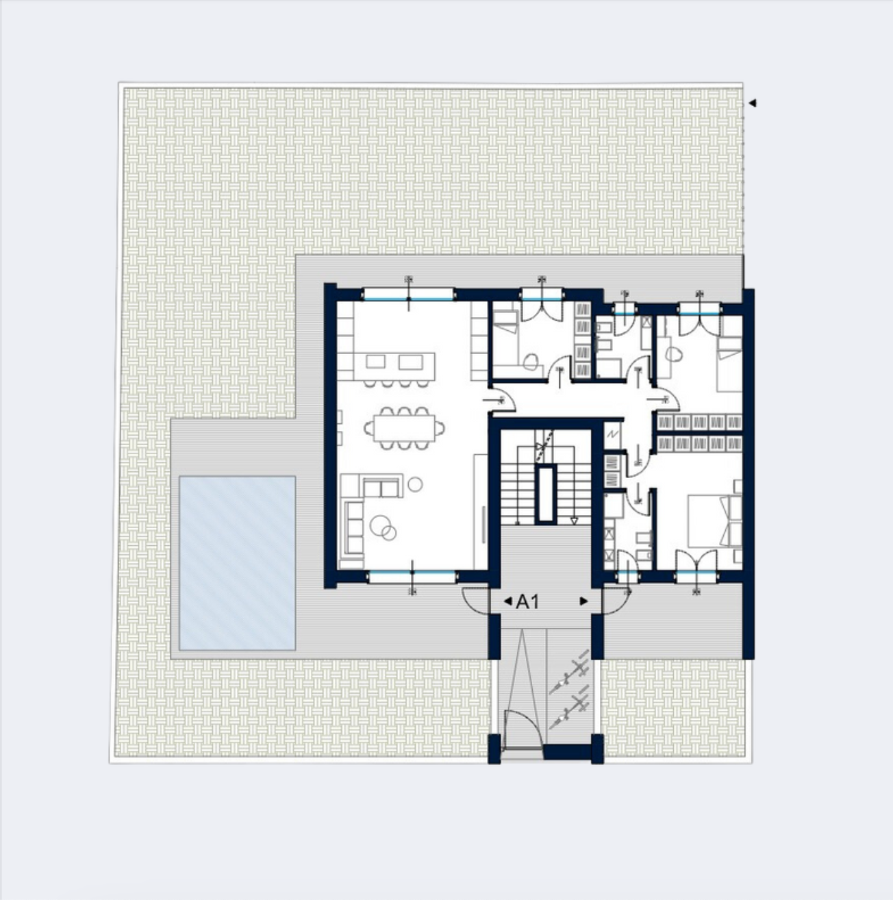 Neugebaute Vier-Zimmer-Wohnung in Toscolano