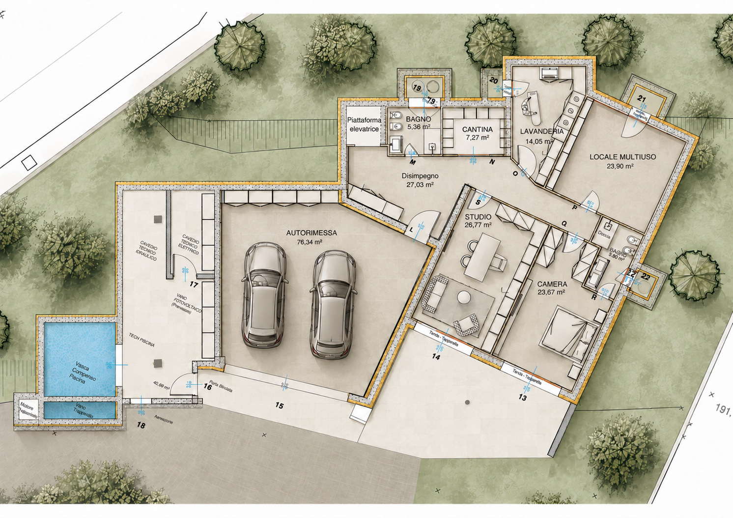 Building plot for sale in Montemaderno