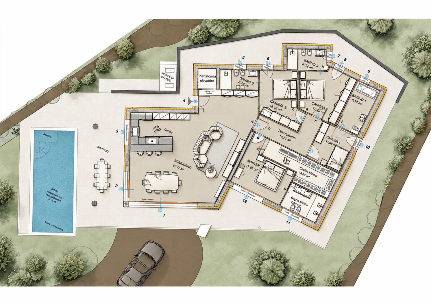 Building plot for sale in Montemaderno