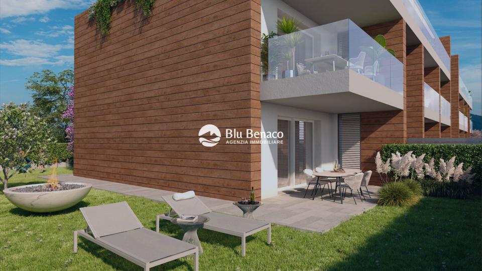 Neugebaute Zwei-Zimmer-Wohnung in Toscolano