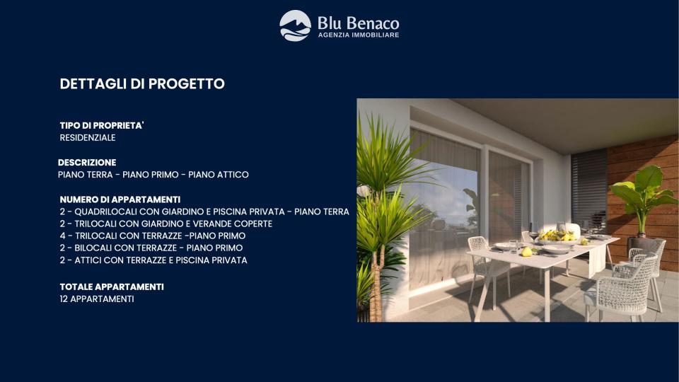 Newly built penthouse in Toscolano