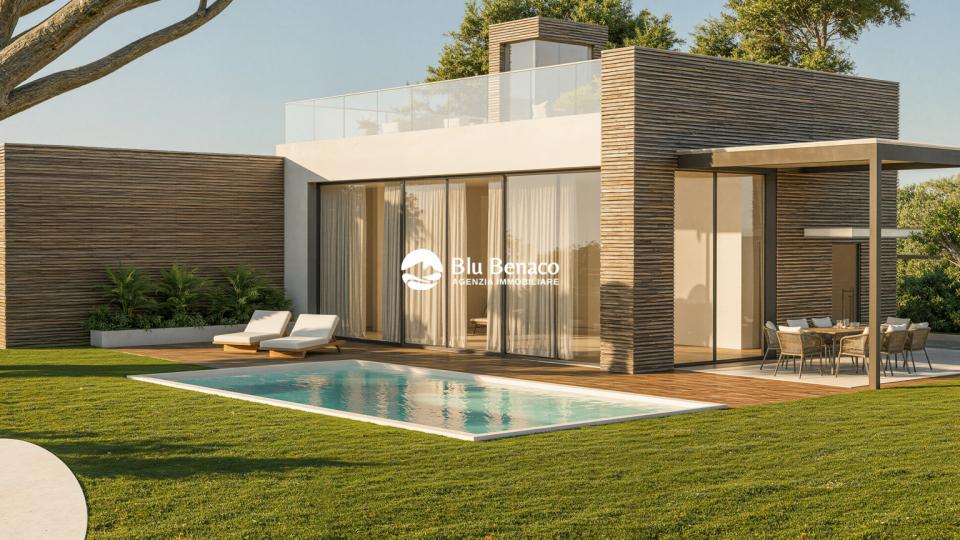 Nuova villa in costruzione a Montemaderno
