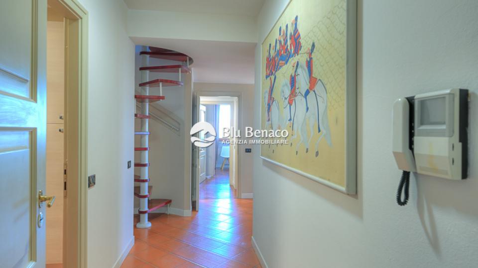 Penthouse for sale with stunning lake view in Salò