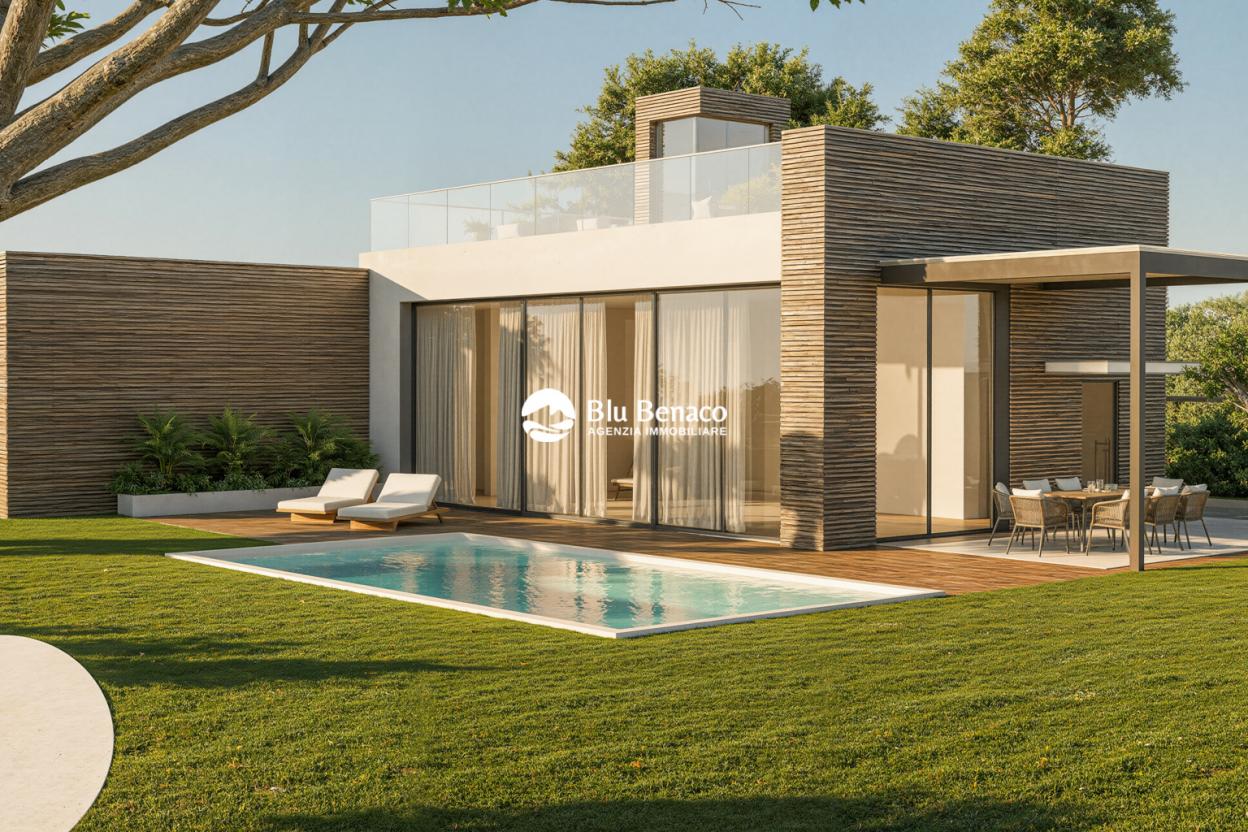 Nuova villa in costruzione a Montemaderno