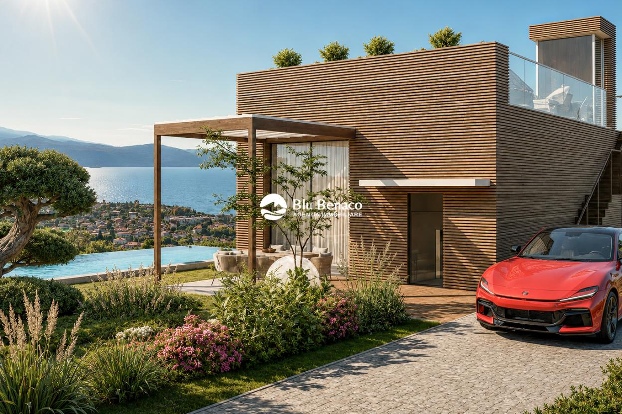 Nuova villa in costruzione a Montemaderno