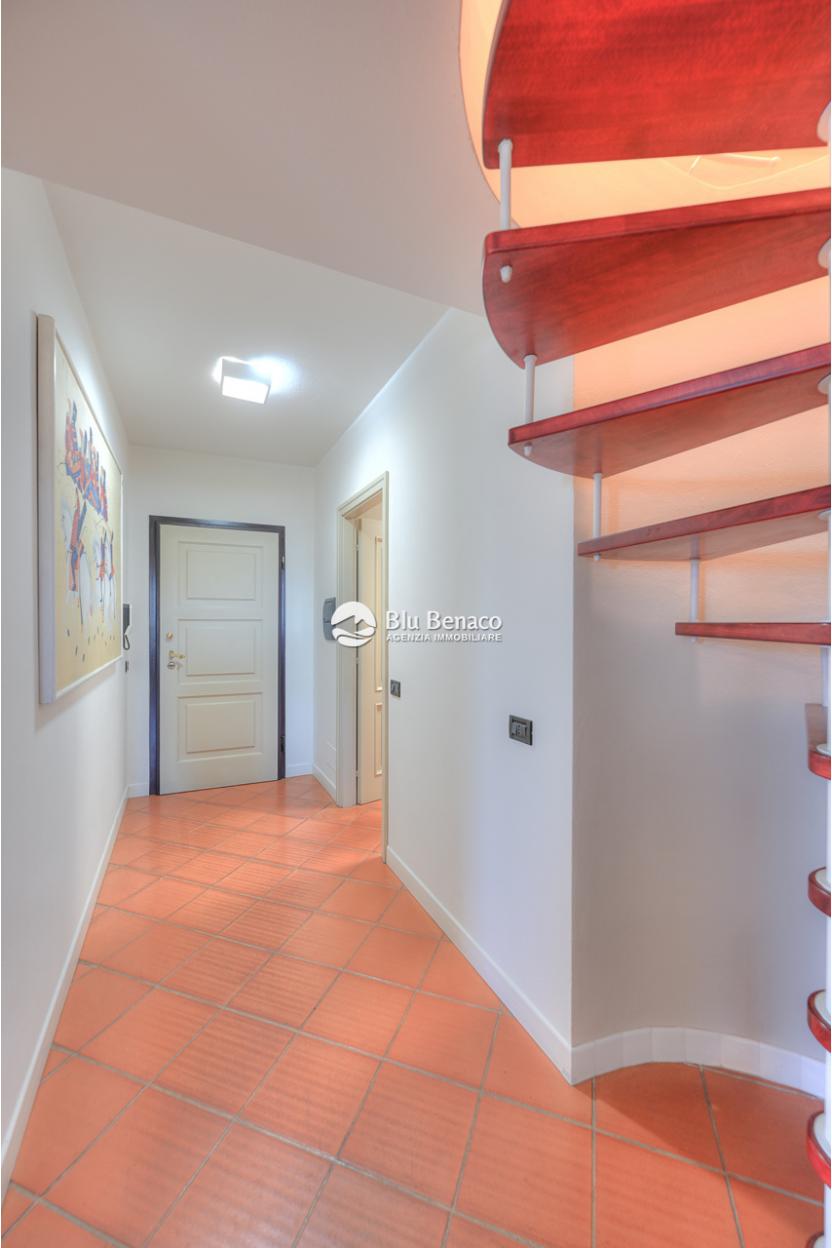 Penthouse for sale with stunning lake view in Salò